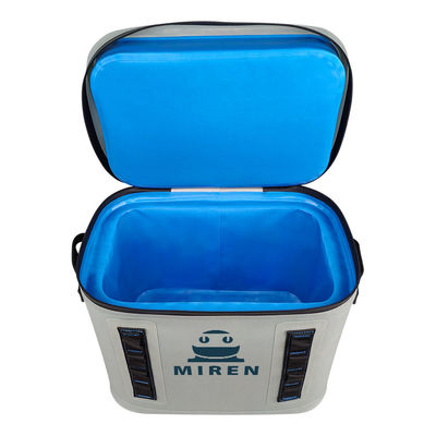 Ανοιχτό γκρι 30 Can Soft Sided Cooler Waterproof For Camping Picnic OEM ODM