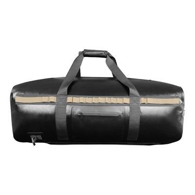 TPU Outdoor Waterproof Dry Duffel Bag 120L Μαύρο Χρώμα Για Κάμπινγκ