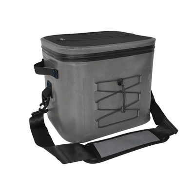 Τετράγωνο 24 Can Cooler Bag Σκούρο Γκρι Χρώμα για Υπαίθριες Δραστηριότητες OEM ODM