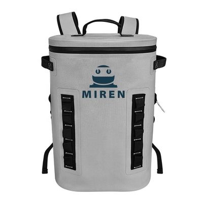 Μονωτικό Ice Soft Cooler Backpack Ανοιχτό Γκρι Χρώμα για Υπαίθριο Κάμπινγκ ODM