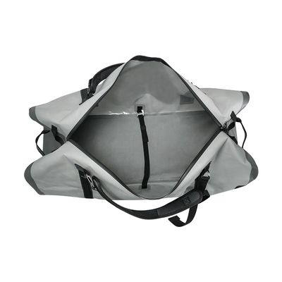 Ανοιχτό Γκρι Αδιάβροχη Τσάντα Duffel 120L για Κάμπινγκ Υπαίθριου Τουρισμού
