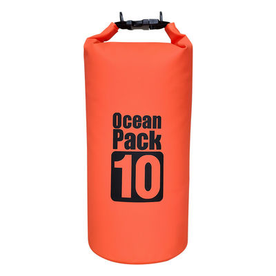 500D PVC Soft Water Resistant Dry Bag 10 Liters for Fishing Sports ODM