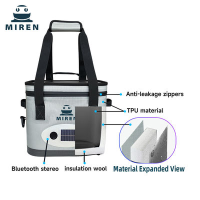 Η δημοφιλής προσαρμόσιμη τσάντα ψύξης 14L με Bluetooth Audio.