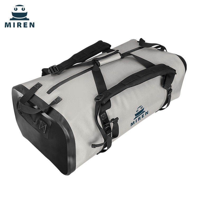 Αδιάβροχη Dry Bag Duffel Bag 70 Liters Ανοιχτό Γκρι Χρώμα TPU Υλικό