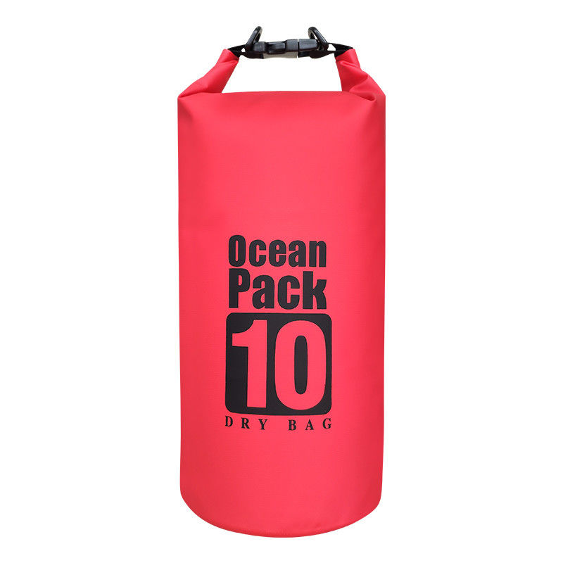 500D PVC Soft Water Resistant Dry Bag 10 Liters for Fishing Sports ODM